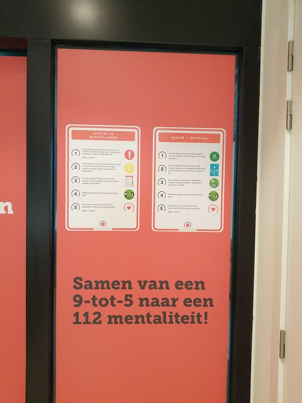 Corona signalisatie Profile Euroservice - XL Reklame