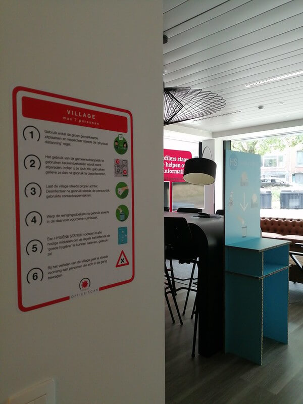 Corona signalisatie Profile Euroservice XL Reklame