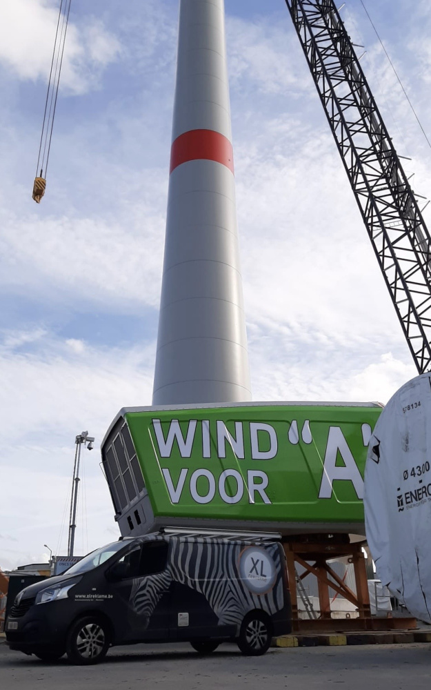 XL Reklame Mechelen Belettering windmolen VLEEMO - Wind voor A XL Reklame Mechelen - Belettering windmolen VLEEMO