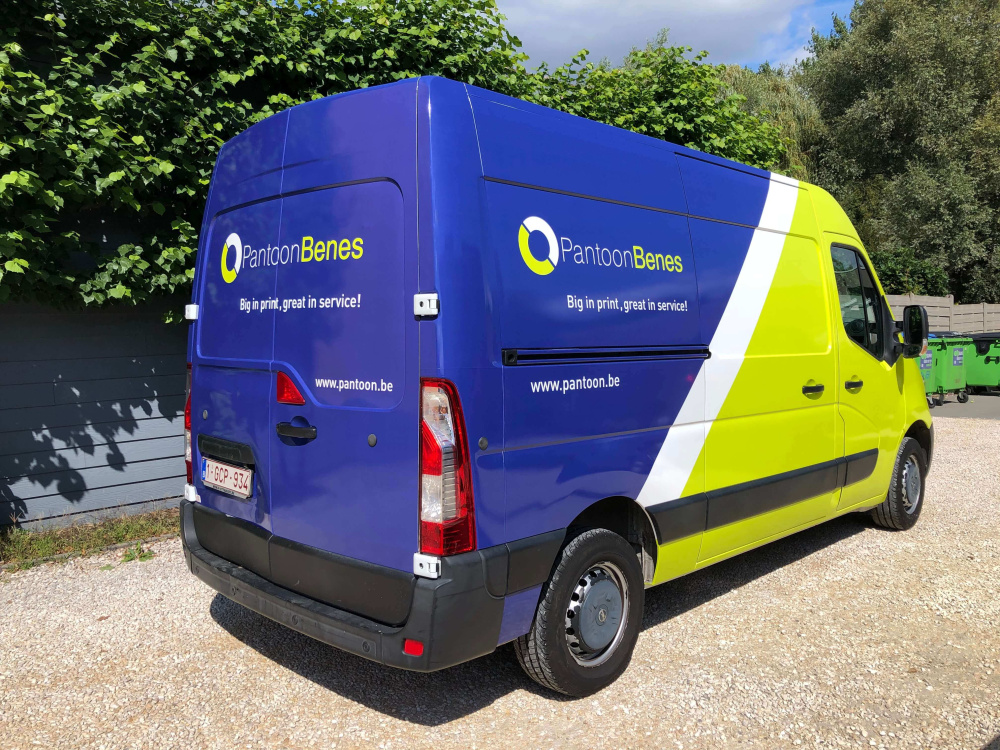 XL Reklame Mechelen - Full wrap bestelwagen PantoonBenes Full wrap bestelwagen PantoonBenes
