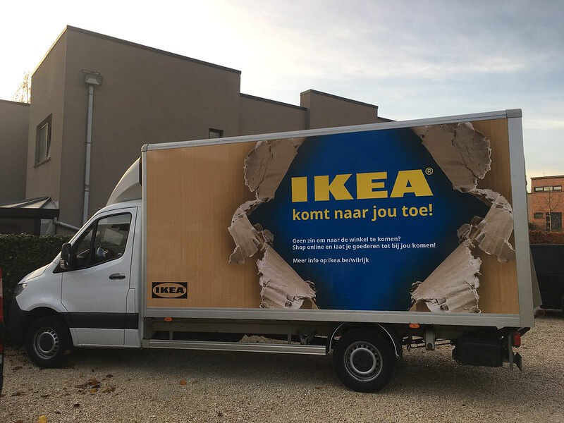 Autobelettering Ikea_XL Reklame Mechelen Autobelettering Ikea - XL Reklame Mechelen